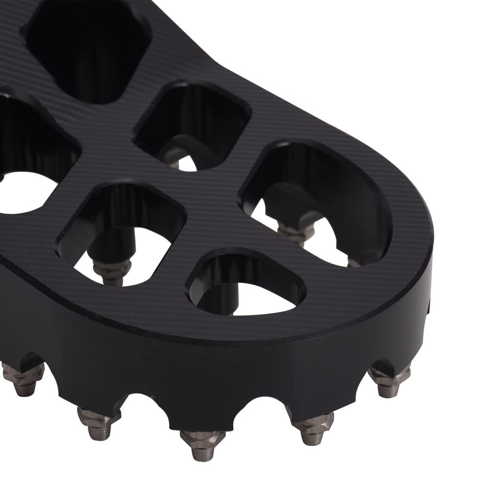 AnXin Dirt Bike Foot Pegs Motorcycle Footpegs Foot Pedals Rests CNC for KLX 110 KLX110 2002-2023 KLX110L 2010-2023 KX60 1998-2003 Pit Bike Black