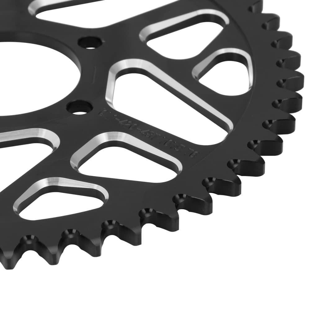 Sprocket for Surron,60T Chain Sprocket for Dirt Bike Sur Ron Light Bee S/Light Bee X/X160/X260/Talaria Sting MX3/Talaria Sting R MX4 - Red