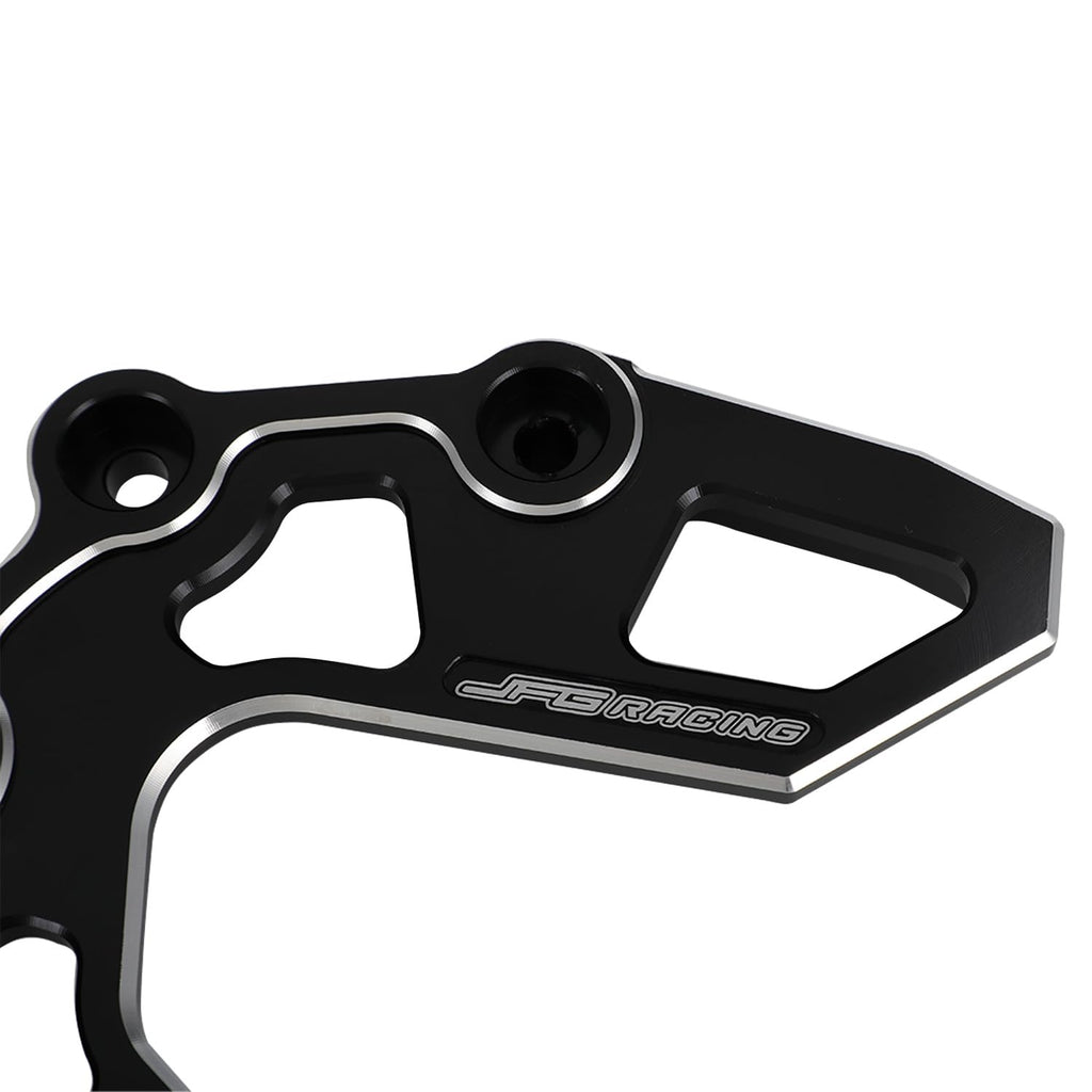 JFG RACING Dirt Bike Sprocket Guard Chain Cover Case Saver Guard Protection CNC for KLX 110 KLX110 KLX110L KLX110R 2002-2023 DRZ110 2003-2006 Black