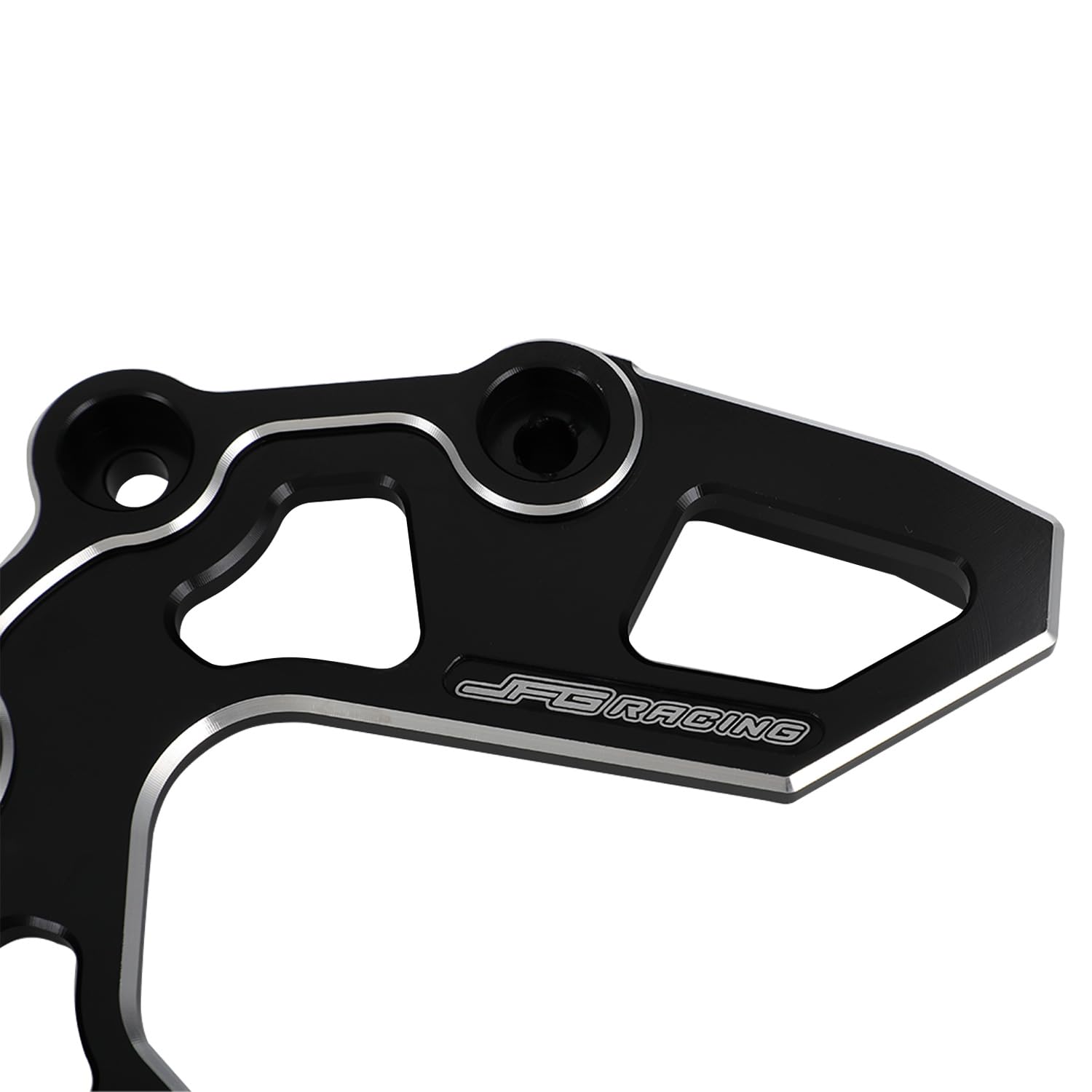 JFG RACING Dirt Bike Sprocket Guard Chain Cover Case Saver Guard Protection CNC for KLX 110 KLX110 KLX110L KLX110R 2002-2023 DRZ110 2003-2006 Black