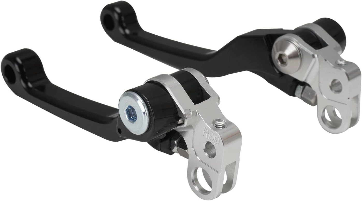 JFG RACING Brake Levers for Surron Light Bee,CNC Adjustable Foldable Handle Brake Levers Replacement for Dirt Bike Surron Light Bee X and S/X160/X260-Black
