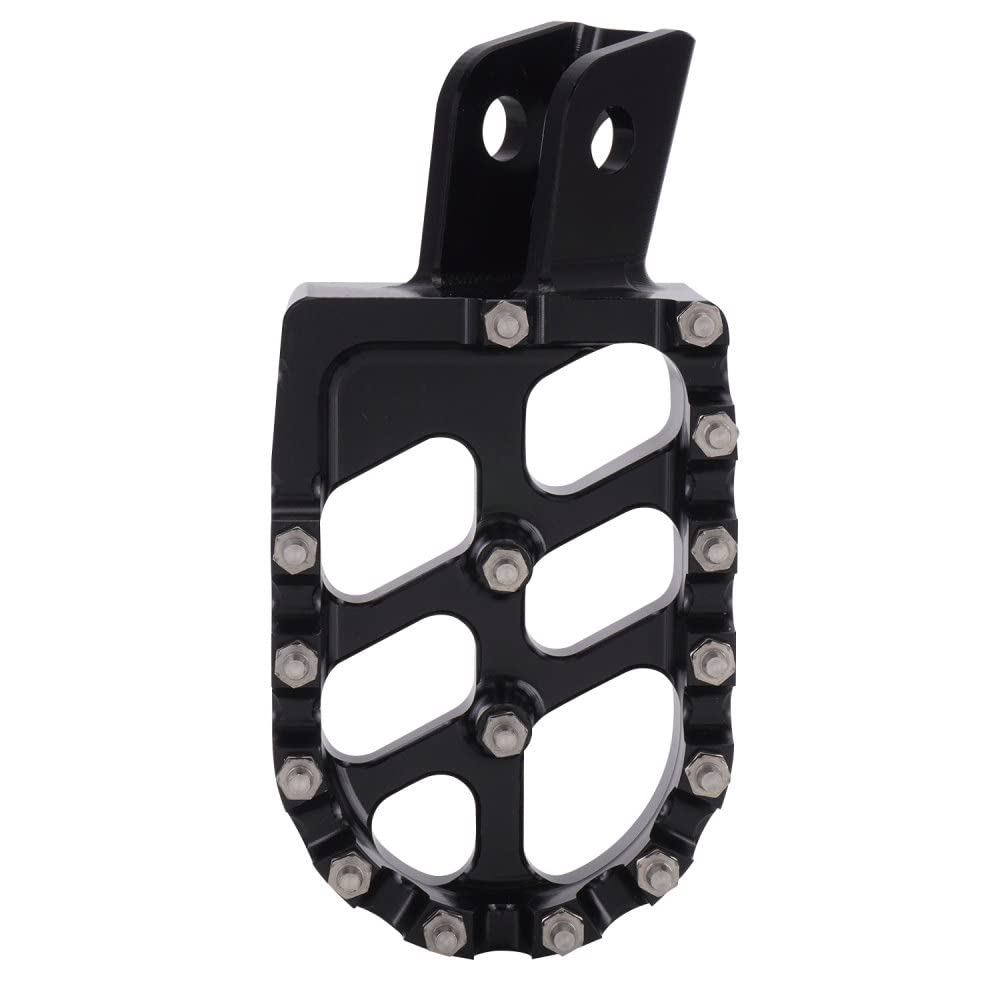 AnXin Dirt Bike Foot Pegs Motorcycle Footpegs Foot Pedals Rests CNC for KLX 110 KLX110 2002-2023 KLX110L 2010-2023 KX60 1998-2003 Pit Bike Black
