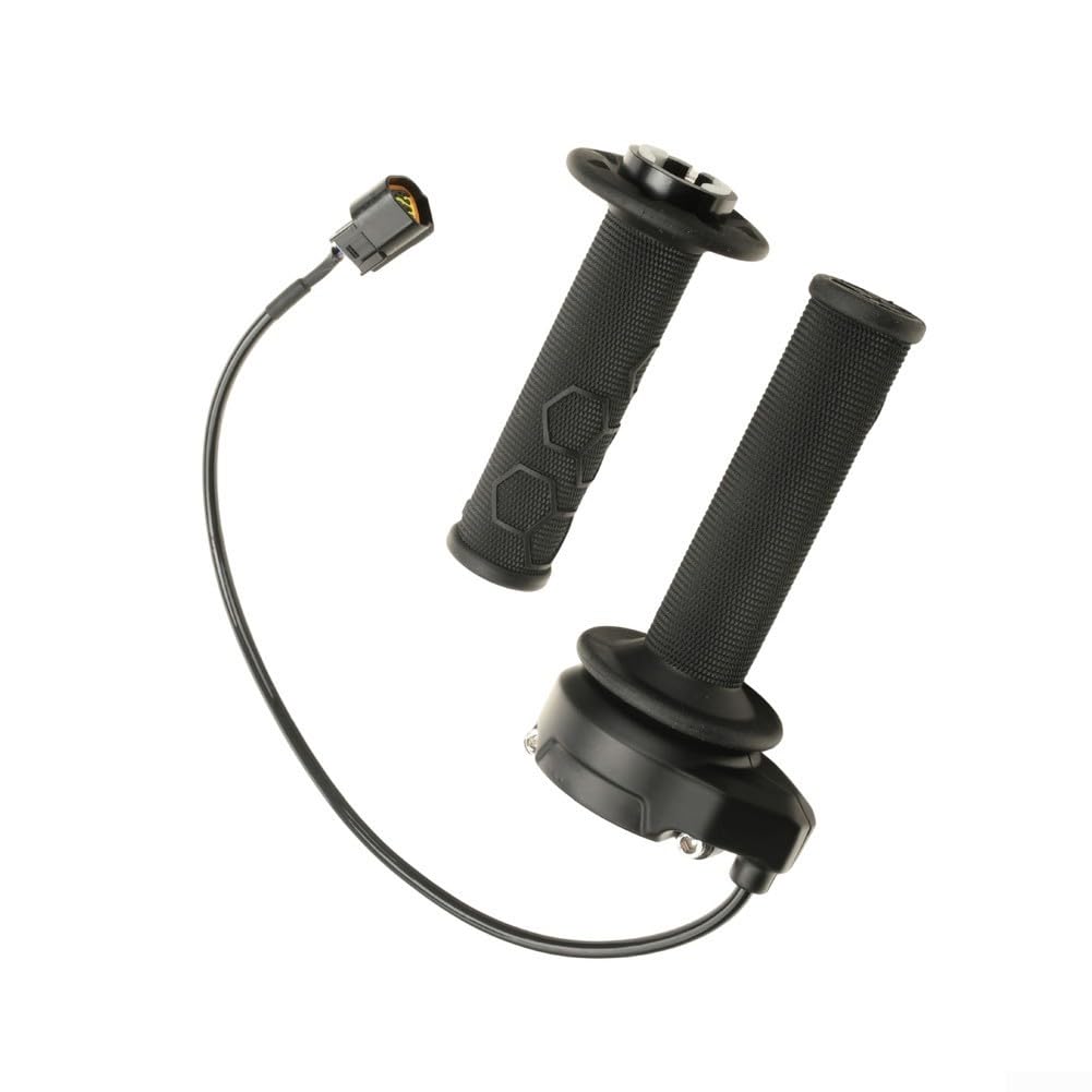 Electronic Throttle Grip Set for SurRon for Ultra Bee, for Light Bee X S, for X160 X260, for CNC Aluminum Handlebar Grips with Dual Hall Sensor, Off Road Upgrade Parts Black