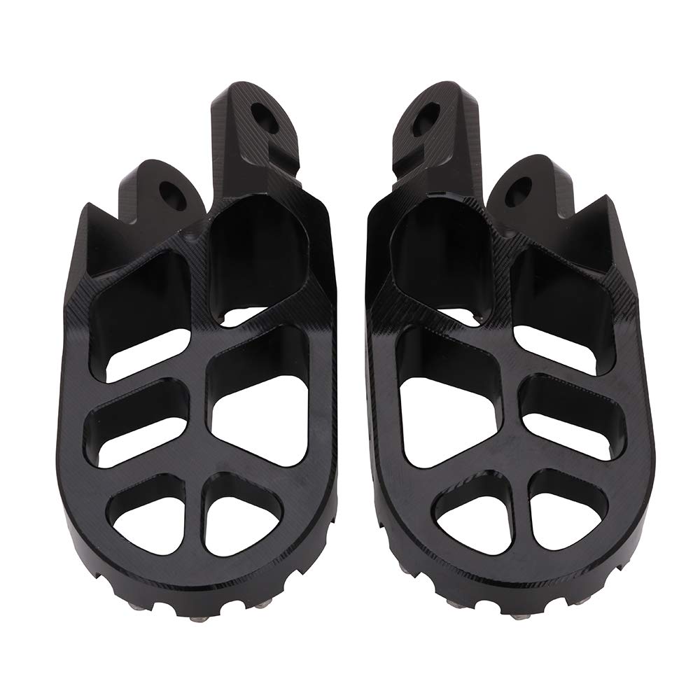 AnXin Dirt Bike Foot Pegs Motorcycle Footpegs Foot Pedals Rests CNC for KLX 110 KLX110 2002-2023 KLX110L 2010-2023 KX60 1998-2003 Pit Bike Black