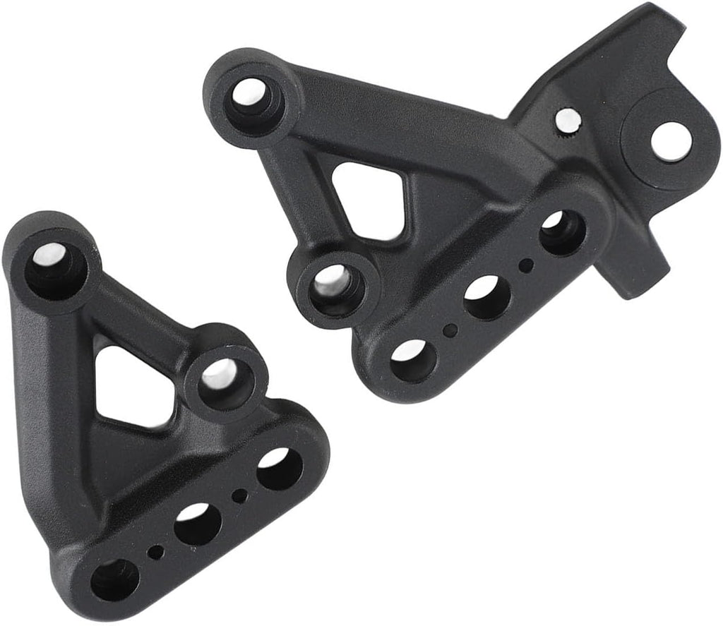 Foot Peg Brackets Replacement, Electric Dirt Bike CNC Motorcycle FootPeg Pedal Bracket Compatible with for Talaria Sting X3 MX3 MX4, Black