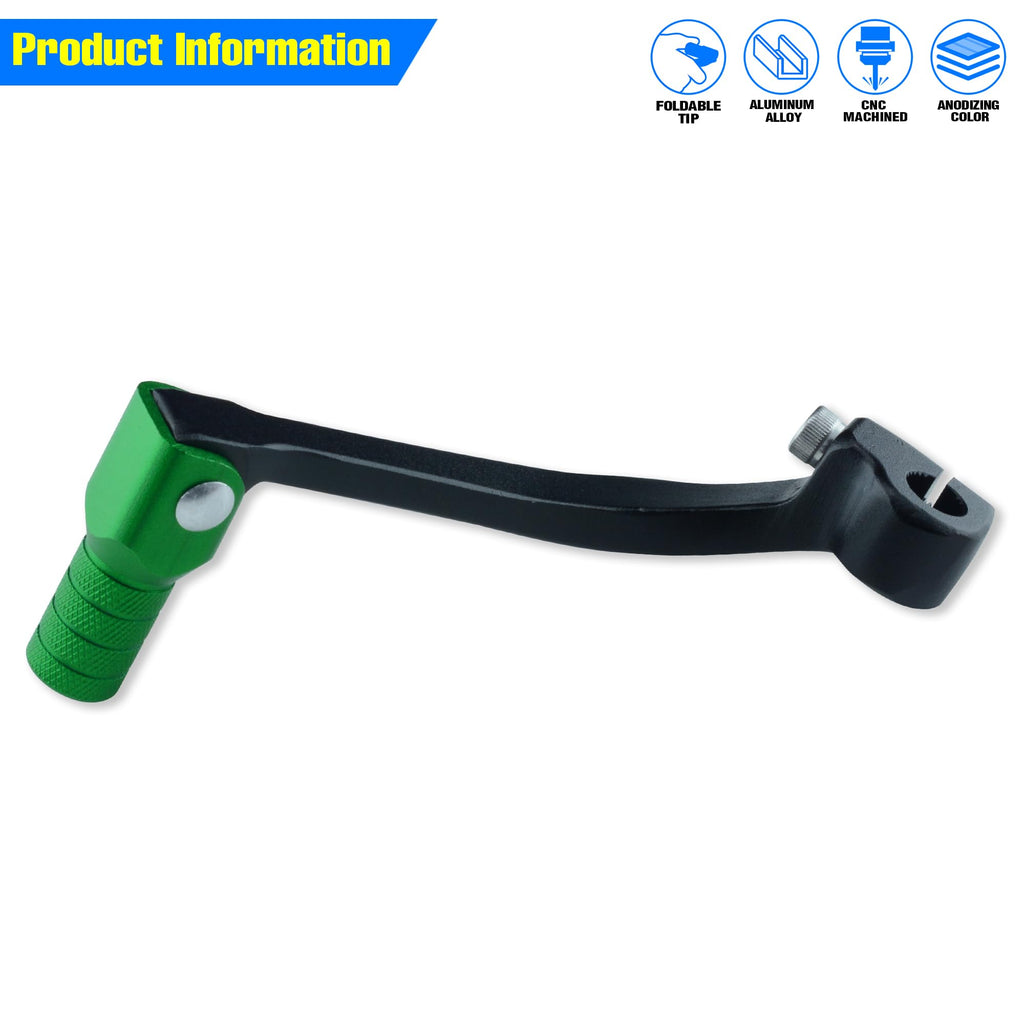 Folding Dirt Bike Shifter Lever - Alloy Aluminium Gear Lever Fit for CRF110 CRF110F 2013-2023 TTR110 08-09 TTR125 11-21 Black