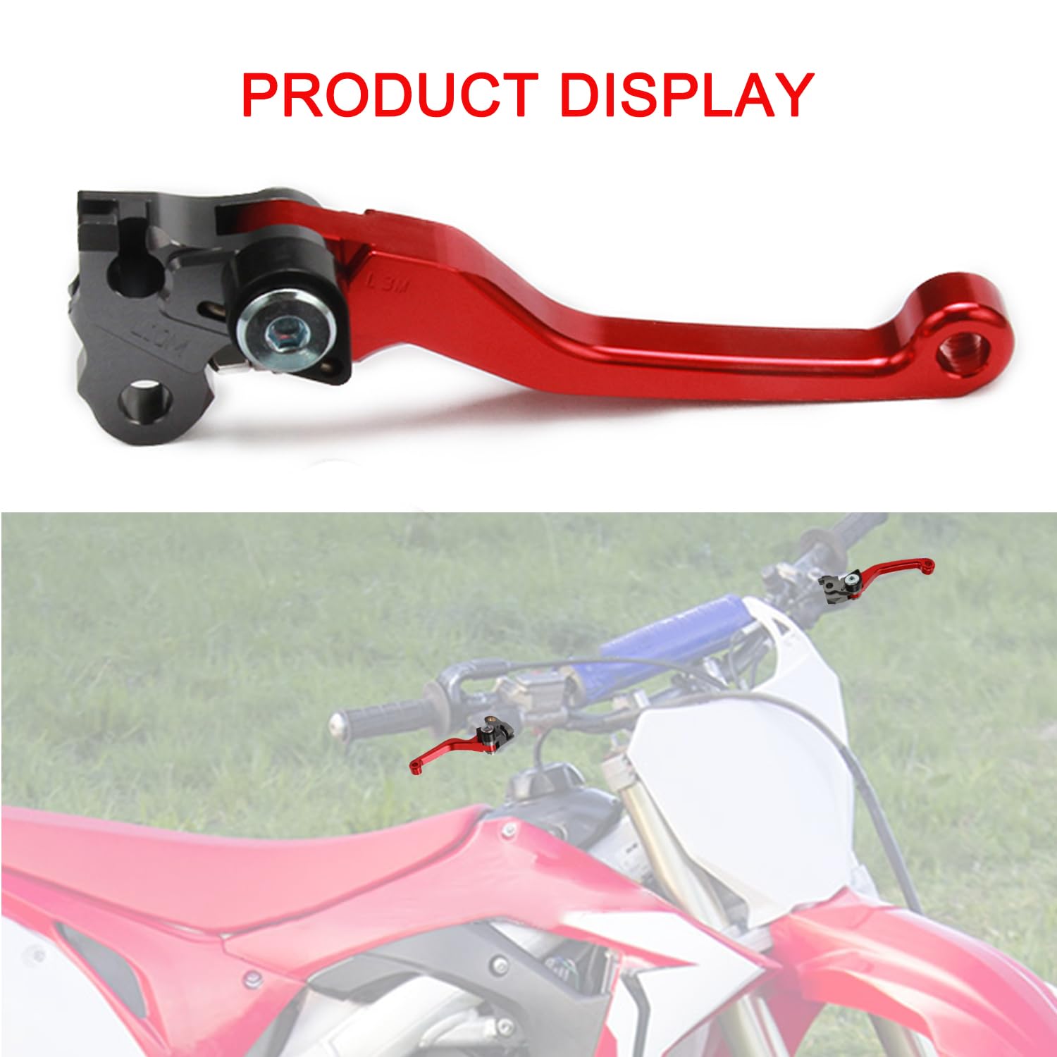 Brake Clutch Levers for KLX 110 KLX110 2002-2025 KLX110L 2010-2025 Dirt Pit Bike Adjustable CNC Lever Pivot Set Secure Vibrant Anodized Green
