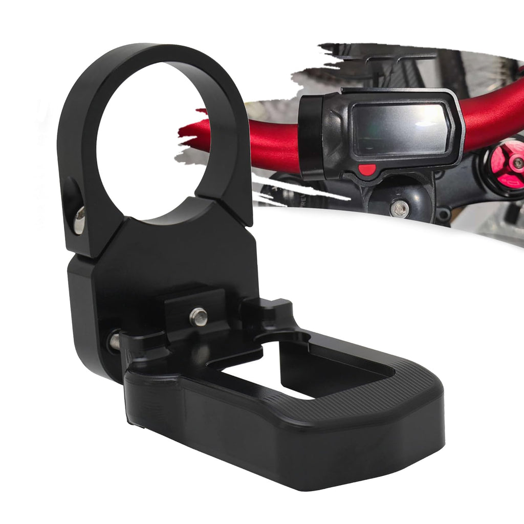 JFG RACING Digital Display Relocation Bracket for Surron,CNC Digital Display Guard Cover Repositioning Tool for Dirt Bike Sur Ron Light Bee S/Light Bee X/X160/X260 - Black