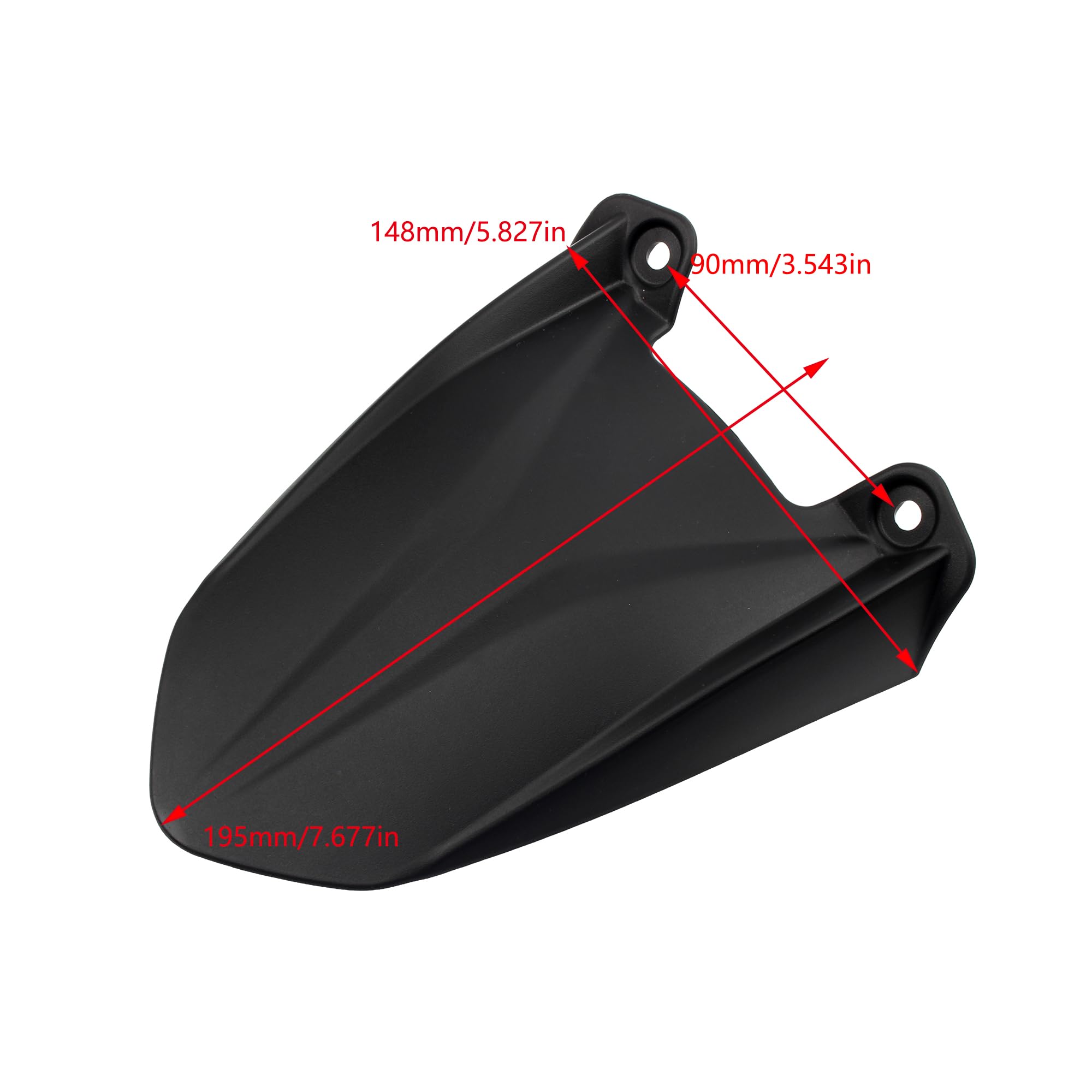 Short Rear Fender Protector,Talaria Rear Mudguard For MX3 MX4 Electric Dirt Bike EBike - Carbon Fiber