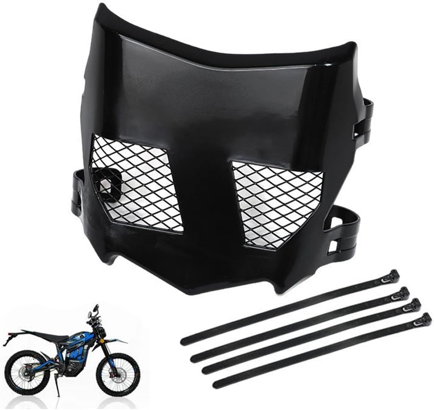 Talaria Sting Front Plate Fairing, Motorcycle Black Replacement Panel with Vented, Guard Piece for Bike Face Repair Garage Needs Talaria Sting Number Plate Bike Nose Panel Front Guard Cover