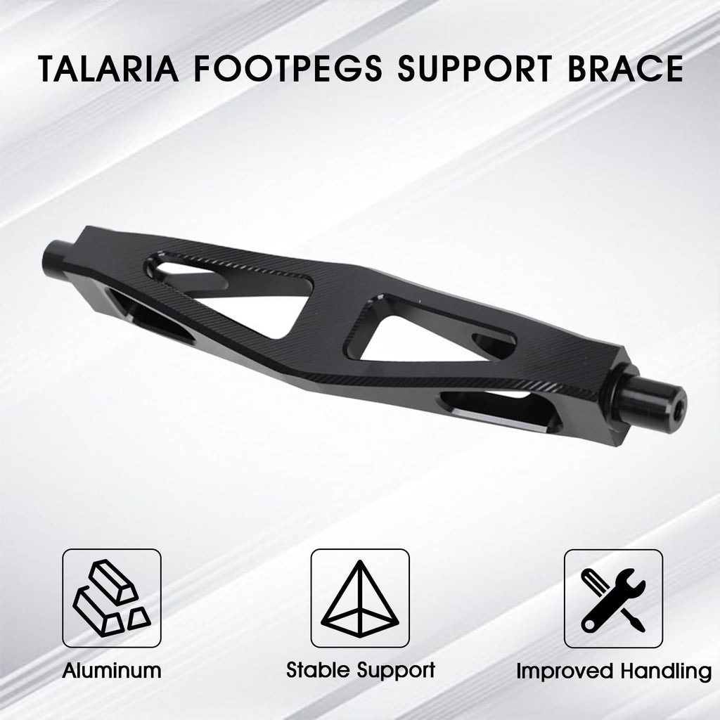 CHANGCHENG Motorcycle Foot Pegs Bracket Talaria Footpegs Holder Reinforced Lever Rest Bracket Support Brace for Talaria Sting MX3 MX4 MX5 Electric Dirt Bike Black