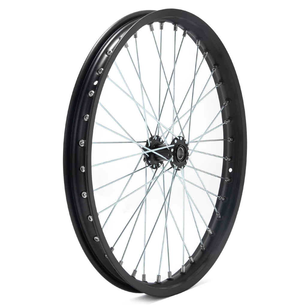 TOFR 17" Front Rear Spoke Wheels Rims Hubs Set for Surron Light Bee LBX Aluminum