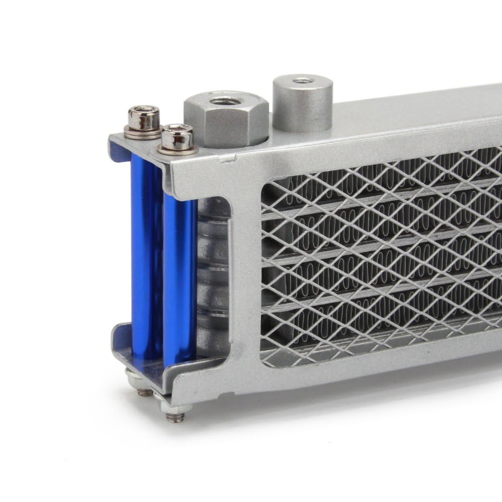 Motorcycle Oil Cooler Cooling Radiator Engine Kit Universal for CRF XR KLX 50 70 90 110 125 140cc SSR Taotao Coolster Kayo Apollo Dirt Pit Bike ATV Red