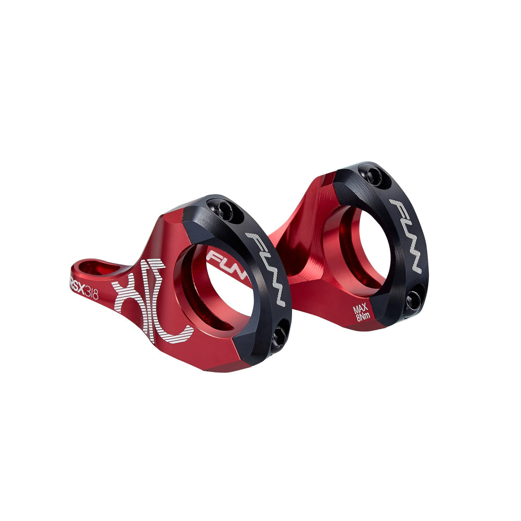 Funn RSX Mountain Bike Direct Mount Bike Stem with 31.8mm Bar Clamp, 2 Pieces Lightweight Split Design for Dual Crown Forks, Adjustable Extension 45-50mm