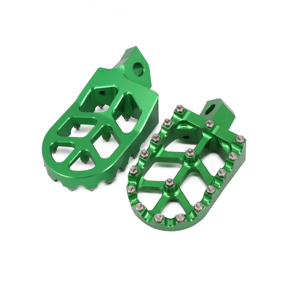 AnXin Dirt Bike Foot Pegs Motorcycle Footpegs Foot Pedals Rests CNC for KLX 110 KLX110 2002-2023 KLX110L 2010-2023 KX60 1998-2003 Pit Bike Black