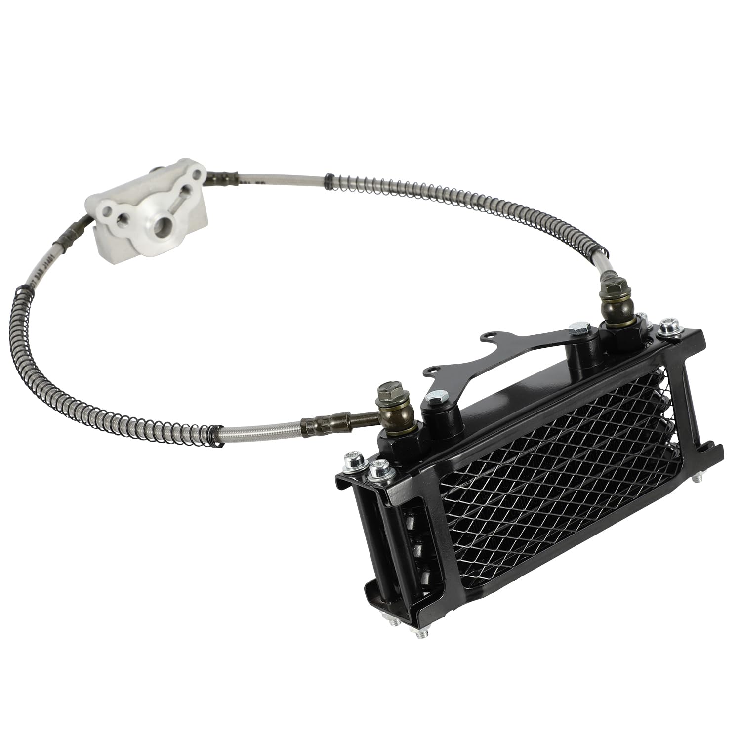 Motorcycle Oil Cooler Cooling Radiator Engine Kit Universal for CRF XR KLX 50 70 90 110 125 140cc SSR Taotao Coolster Kayo Apollo Dirt Pit Bike ATV Red