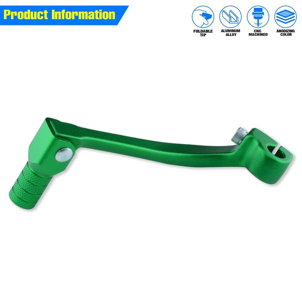 Folding Dirt Bike Shifter Lever - Alloy Aluminium Gear Lever Fit for CRF110 CRF110F 2013-2023 TTR110 08-09 TTR125 11-21 Black