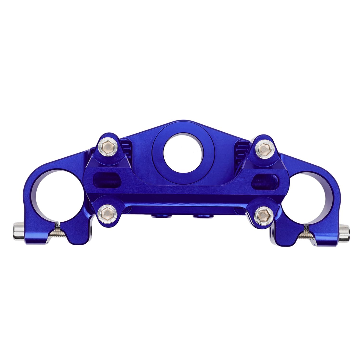 Triple Clamp with Risers Set for TTR 110 TTR110E TTR 110E 2008-2025, CNC Machined Aluminum Alloy | Handlebar Riser | Hard-Anodized | Direct Fit | Easy Installation Black