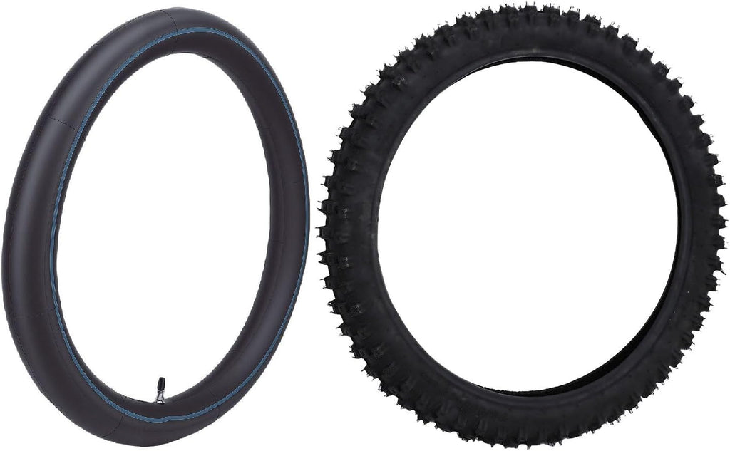70/100-19 Dirt Bike Tire and Tube Set, 2.75-19 Knobby Off Road Motorcycle Tires, Inner Tubes Combo Set, Ideal for Surron Light Bee X, Talaria Sting MX4 Electric Bike