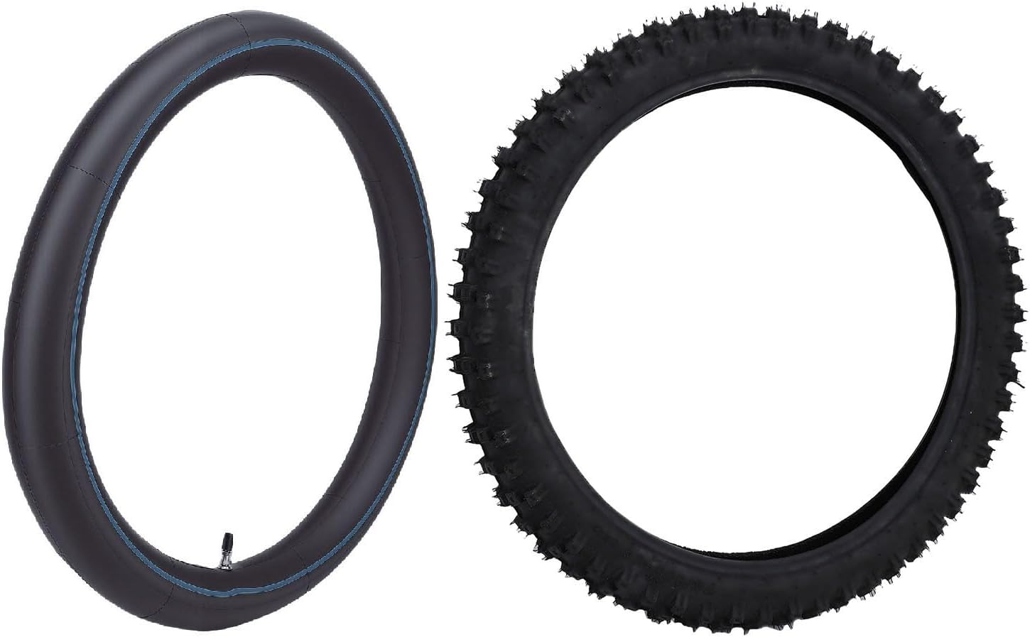 70/100-19 Dirt Bike Tire and Tube Set, 2.75-19 Knobby Off Road Motorcycle Tires, Inner Tubes Combo Set, Ideal for Surron Light Bee X, Talaria Sting MX4 Electric Bike