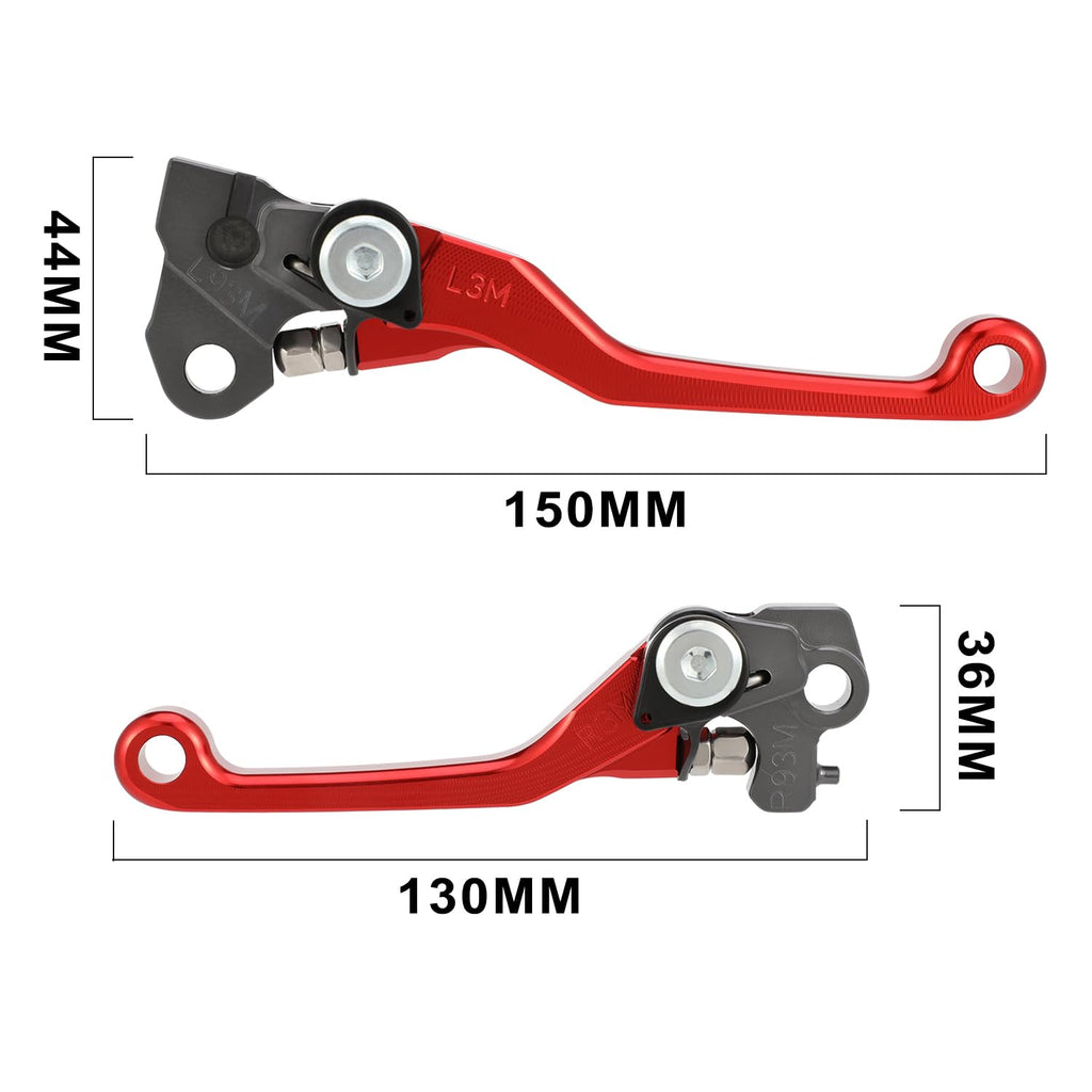 Brake Clutch Levers for KLX 110 KLX110 2002-2025 KLX110L 2010-2025 Dirt Pit Bike Adjustable CNC Lever Pivot Set Secure Vibrant Anodized Green