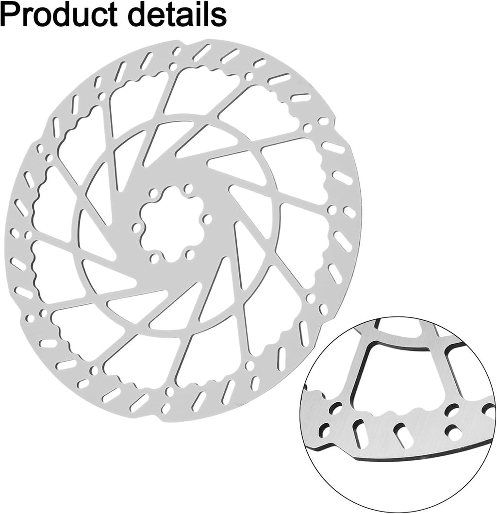 220mm Steel Disc Brake for Talaria MX3 X3 Light Bee, 6-Hole Mount E-Bike Brake for rotor, 2.3mm or 2.9mm Thick, Replacement Part for Electric Dirt Bikes(2.3mm)