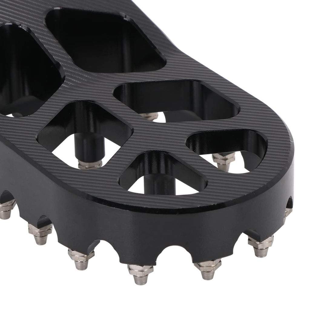 AnXin Dirt Bike Foot Pegs Motorcycle Footpegs Foot Pedals Rests CNC for KLX 110 KLX110 2002-2023 KLX110L 2010-2023 KX60 1998-2003 Pit Bike Black
