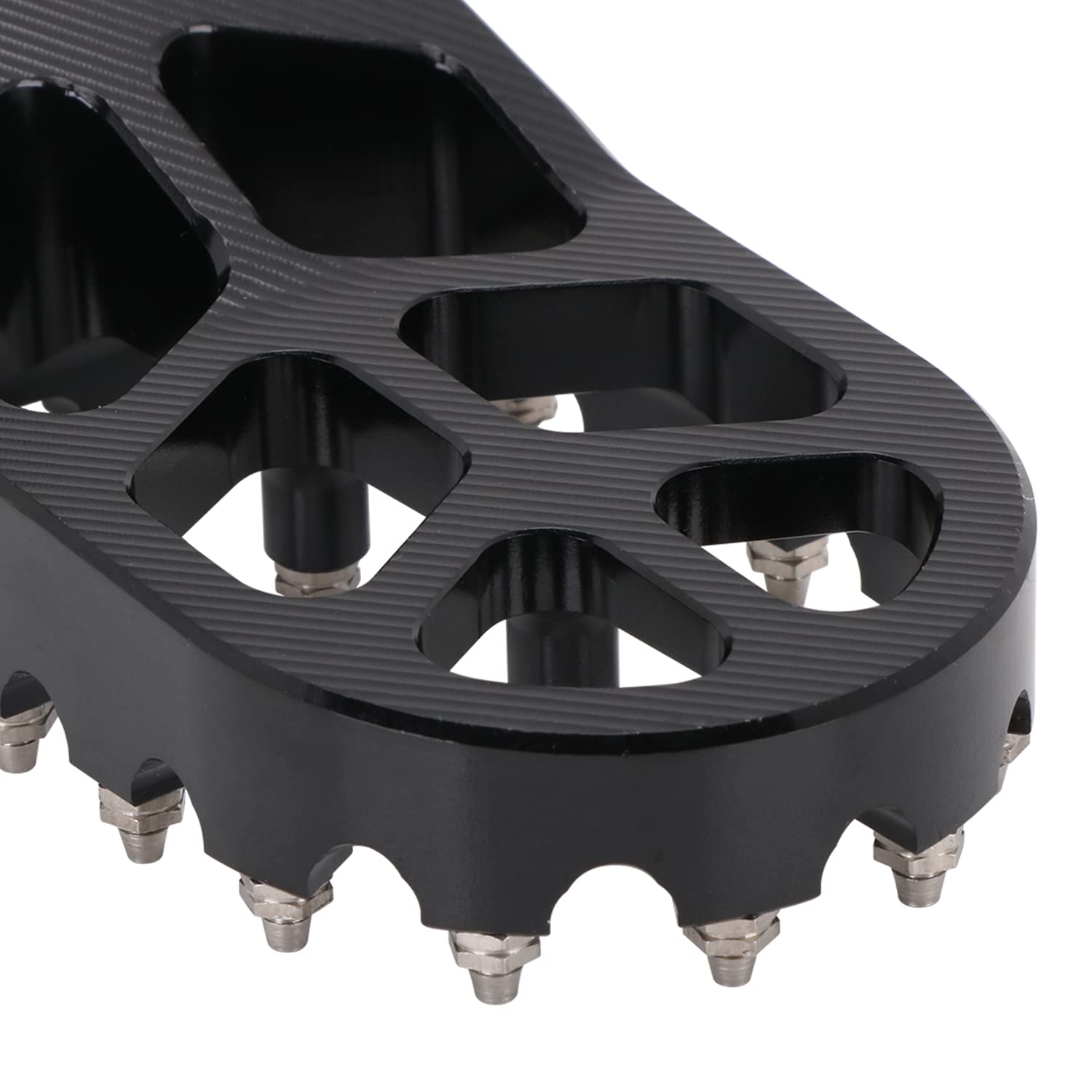 AnXin Dirt Bike Foot Pegs Motorcycle Footpegs Foot Pedals Rests CNC for KLX 110 KLX110 2002-2023 KLX110L 2010-2023 KX60 1998-2003 Pit Bike Black