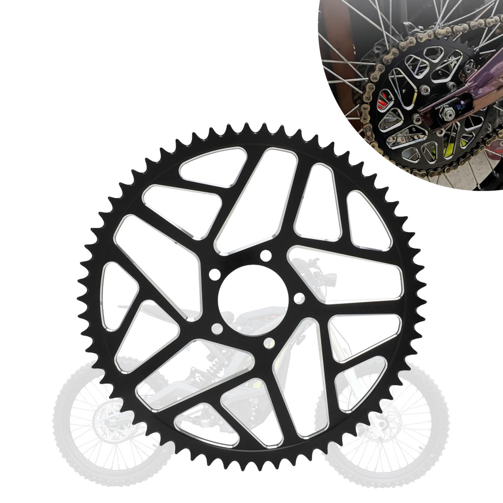 Sprocket for Surron,60T Chain Sprocket for Dirt Bike Sur Ron Light Bee S/Light Bee X/X160/X260/Talaria Sting MX3/Talaria Sting R MX4 - Red