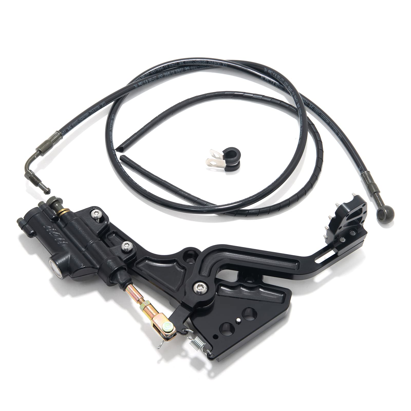 TOFR Hydraulic Rear Foot Brake Dual Caliper Bracket for Talaria Sting MX3 / R MX4 Mineral Oil Aluminum