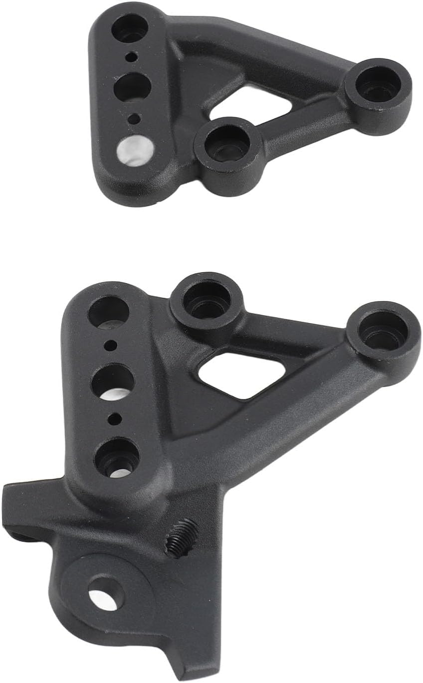 Foot Peg Brackets Replacement, Electric Dirt Bike CNC Motorcycle FootPeg Pedal Bracket Compatible with for Talaria Sting X3 MX3 MX4, Black