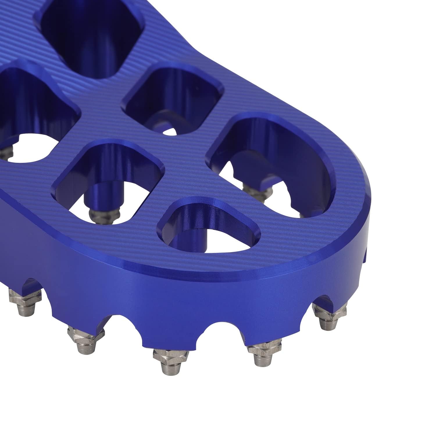 AnXin Dirt Bike Foot Pegs Motorcycle Footpegs Foot Pedals Rests CNC for TTR 110 TTR110 TTR 110E TTR110E 2011-2023 Pit Bike Blue