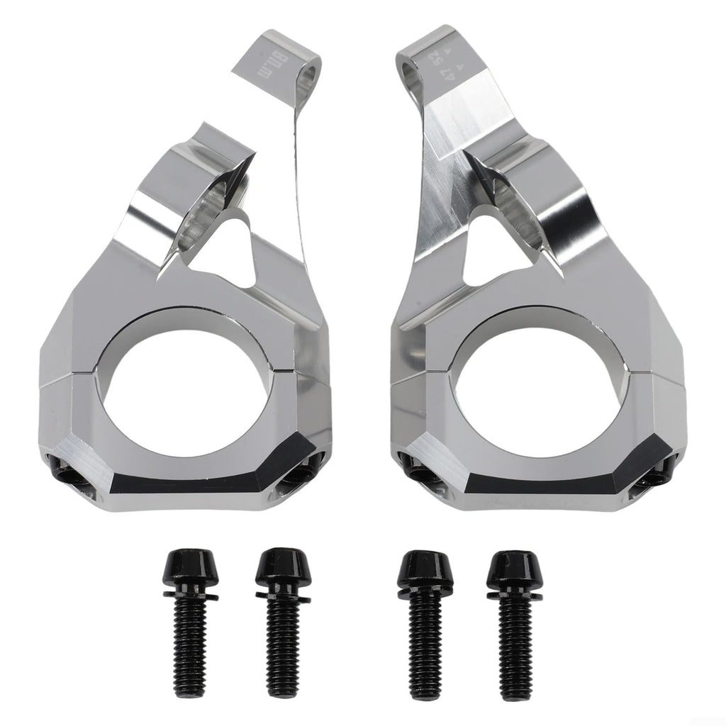 Direct Mount Stem 31.8mm 6061 Aluminium Alloy CNC For DH Dual Crown Fork Mountain Bike For Surron For Light Bee Dirt Bike, 35Mm Rise, Black/Purple/Orange/Silver(Black)