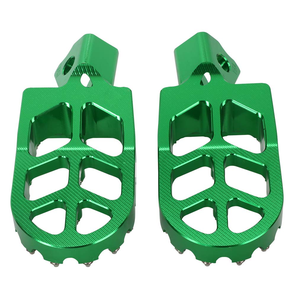 AnXin Dirt Bike Foot Pegs Motorcycle Footpegs Foot Pedals Rests CNC for KLX 110 KLX110 2002-2023 KLX110L 2010-2023 KX60 1998-2003 Pit Bike Black