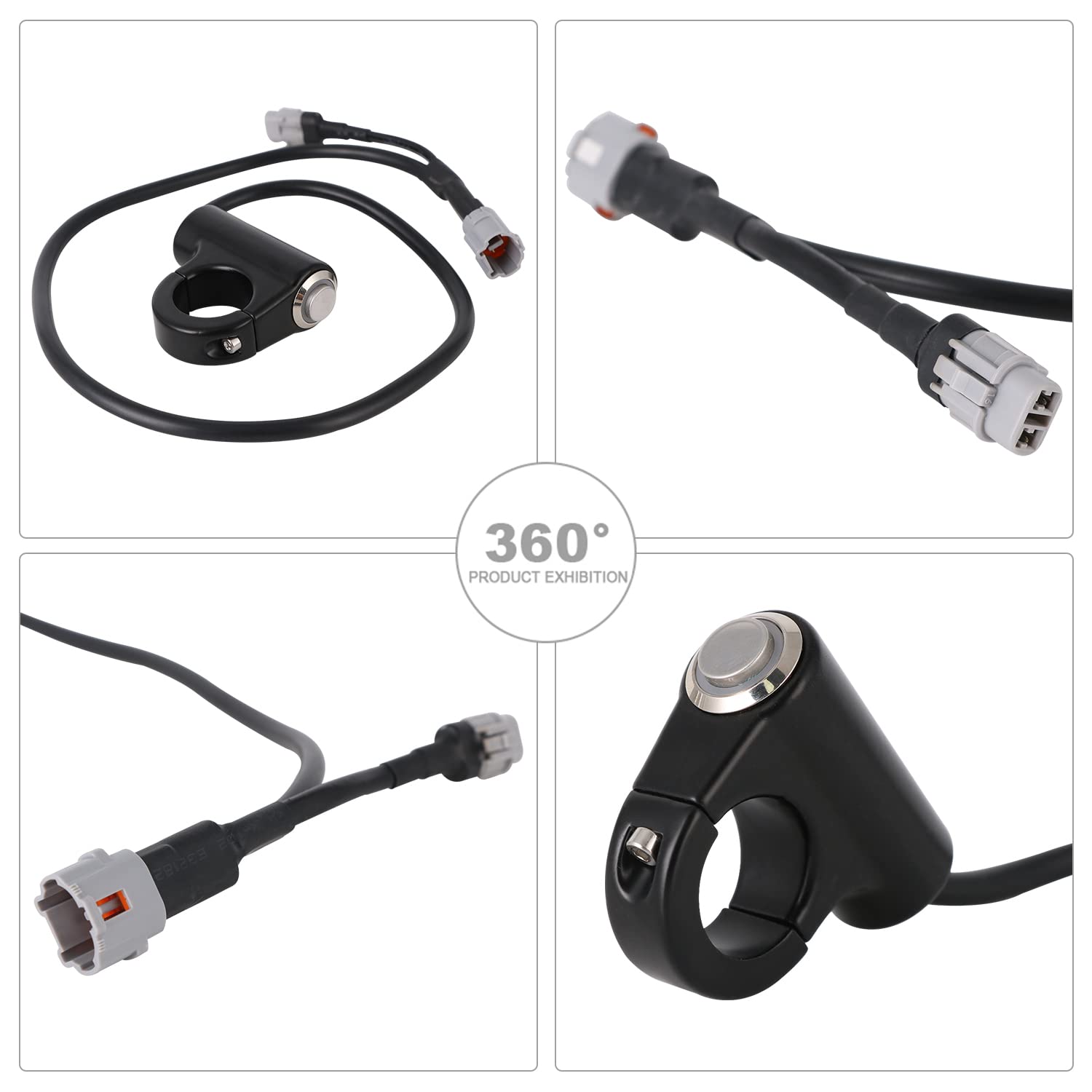 Headlight Switch On/Off for Sur Ron Surron Light Bee X E-Ride Pro SS SR S 72V 48V Rawrr Mantis X Talaria Sting MX3 X260 X160 Mini Electric Dirt Bike Plug and Play