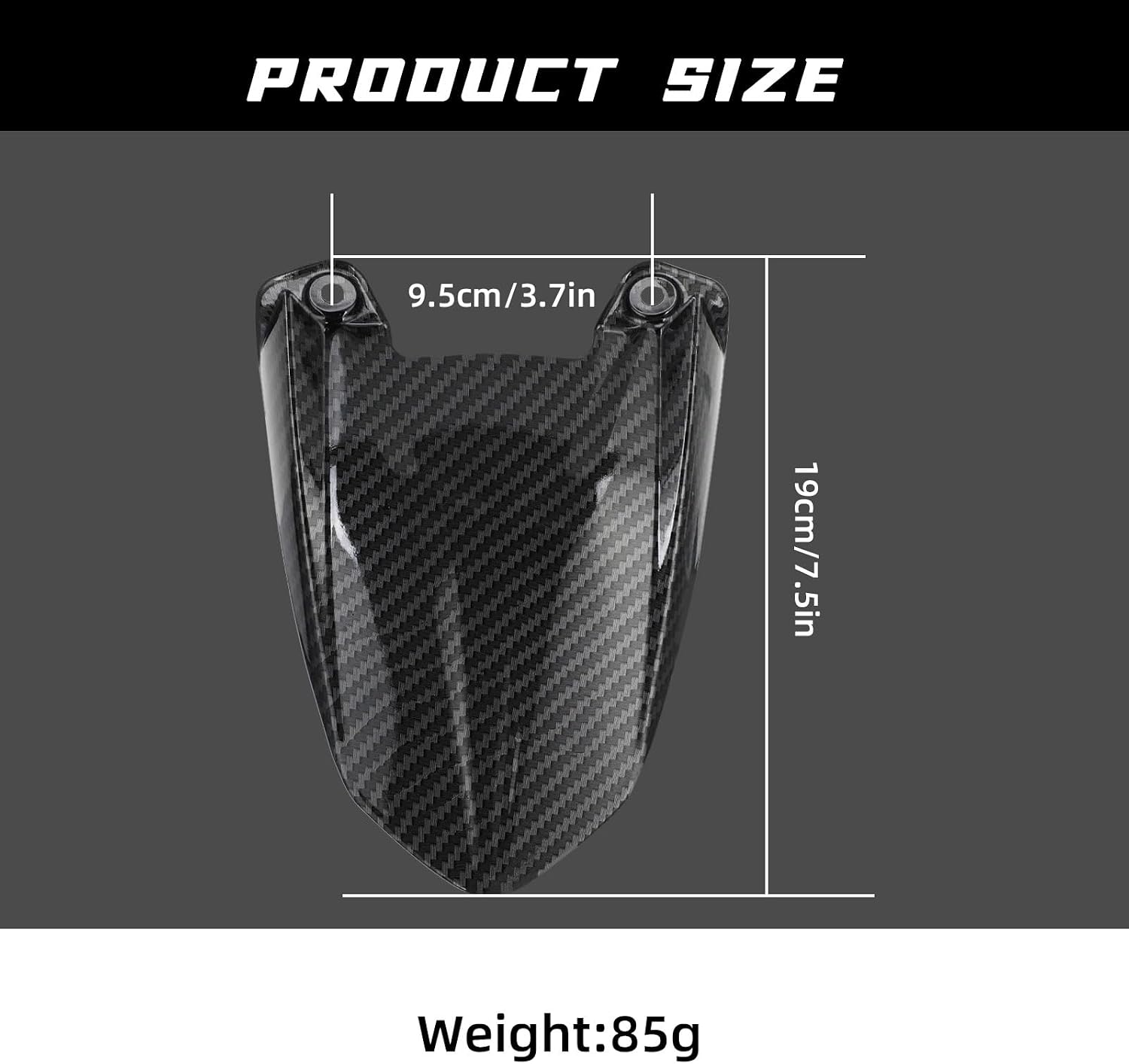 CHANGCHENG Rear Fender Mudguard Talaria Sting MX3/MX4/MX5 | Motorcycle Carbon Fiber Pattern Fender Protector for Talaria Sting MX3/MX4/MX5 Electric Dirt Bike