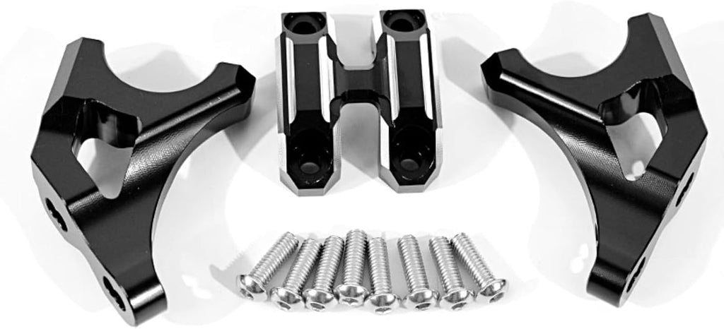 Front Handlebar Bracket for Surron Light Bee X/S/X160/X260 Dirtbike Off-Road Motorcycle Modification Aluminum Alloy Handlebar Faucet Bracket (Black)
