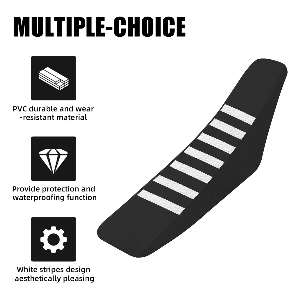 Dirt Bike Seat Cushion,Universal Motorcycle Seat Grips Cover for Most Dirtbike Like CRF 50/CRF 110 110F/CRF 125/CRF 150R/CRF 250F/CR 85/CR125R-Red