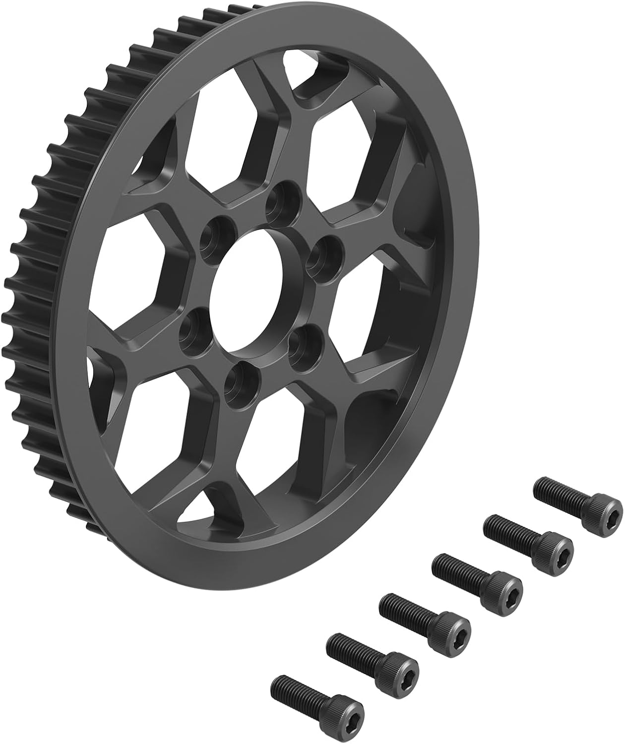NICECNC Black Secondary Pulley Compatible with Surron Light bee X/S/ L1E Steel Replacement Compatible with Segway X160 X260 See Fitment