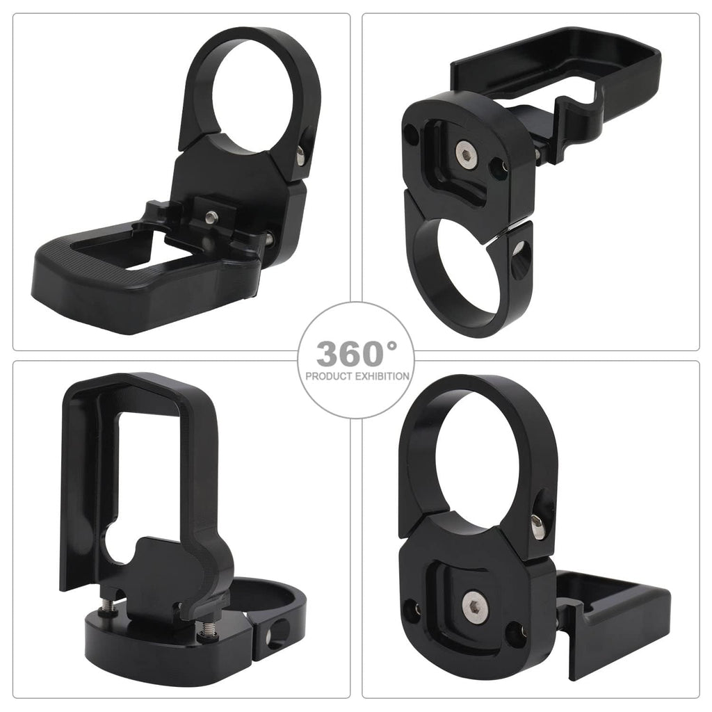 JFG RACING Digital Display Relocation Bracket for Surron,CNC Digital Display Guard Cover Repositioning Tool for Dirt Bike Sur Ron Light Bee S/Light Bee X/X160/X260 - Black