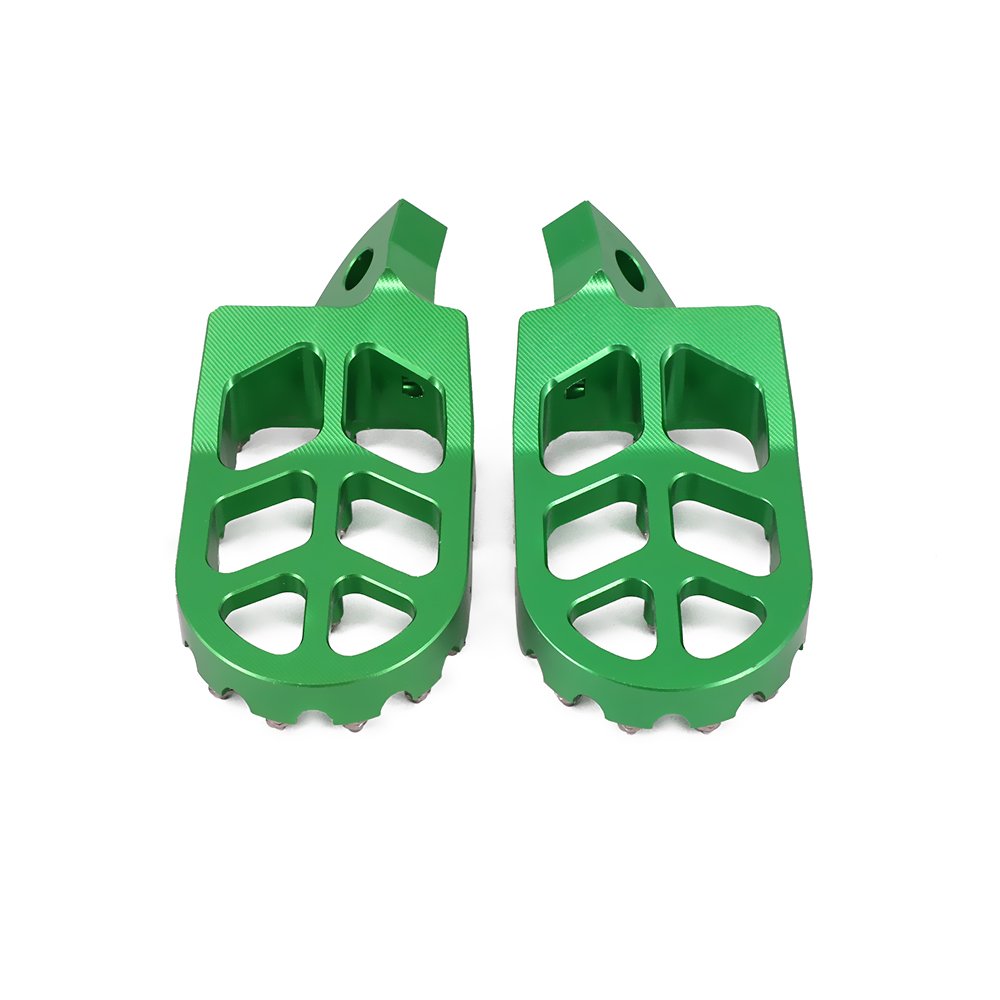 AnXin Dirt Bike Foot Pegs Motorcycle Footpegs Foot Pedals Rests CNC for KLX 110 KLX110 2002-2023 KLX110L 2010-2023 KX60 1998-2003 Pit Bike Black