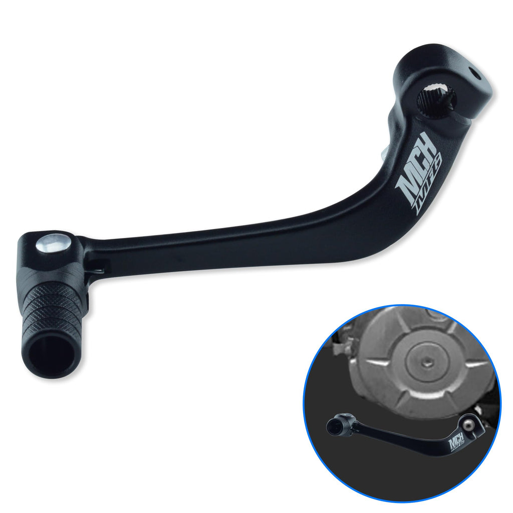 Folding Dirt Bike Shifter Lever - Alloy Aluminium Gear Lever Fit for CRF110 CRF110F 2013-2023 TTR110 08-09 TTR125 11-21 Black