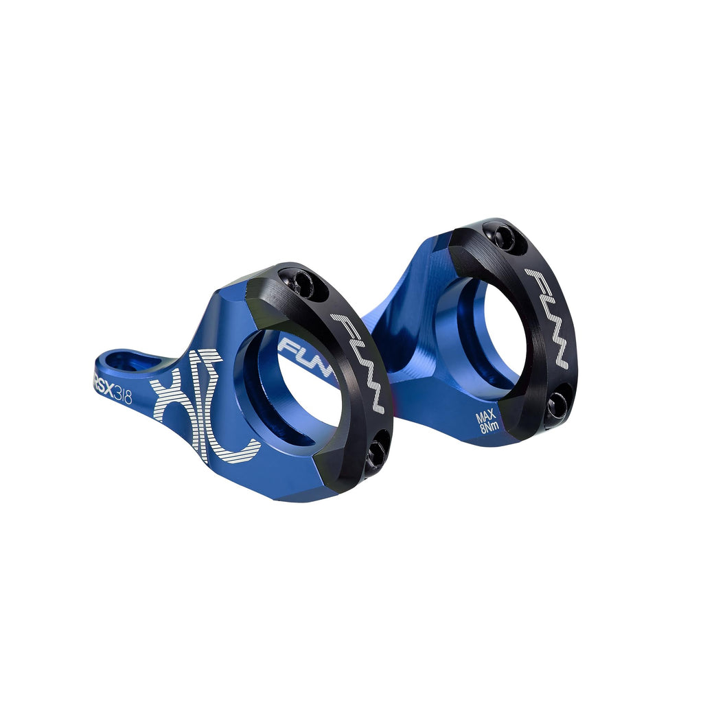Funn RSX Mountain Bike Direct Mount Bike Stem with 31.8mm Bar Clamp, 2 Pieces Lightweight Split Design for Dual Crown Forks, Adjustable Extension 45-50mm
