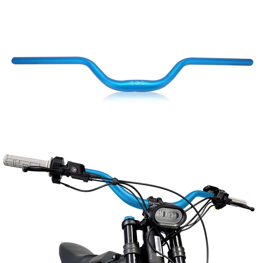 Motorcycle Heighten Handlebar 7/8" 22mm Handle Bar 4MM Thickness CNC for Surron Sur Ron LBX Talaria Sting MX3/R MX4 Talaria XXX E-Ride Pro SR S SS 2.0 3.0 Ventus One Rawrr Mantis Blue