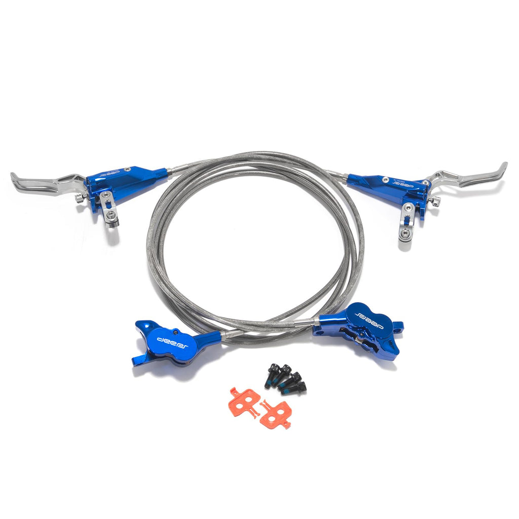 TOFR Upgraded Front Rear Brake Kit for Surron Light Bee X/Talaria XXX/Talaria Sting MX3 / R MX4 / Segway X160 X260 / 79Bike Falcon M/E Ride Pro-SS