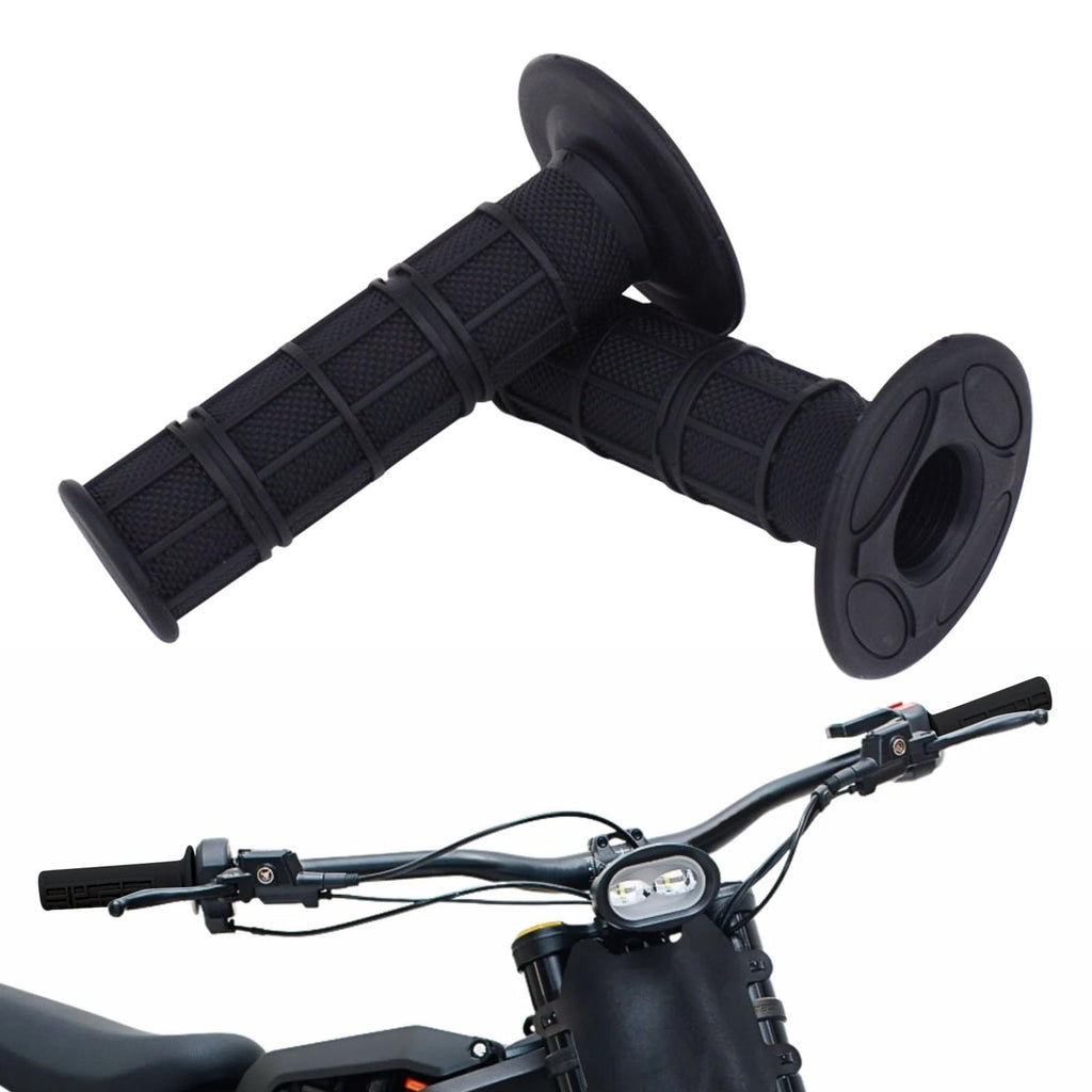 Sur Ron Handlebar Grips, 7/8" Rubber Handle Grips Universal for Surron LBX Talaria Sting R MX3/R MX4 Talaria X3 XXX E-Ride Pro SS/S Electric Dirt Bike