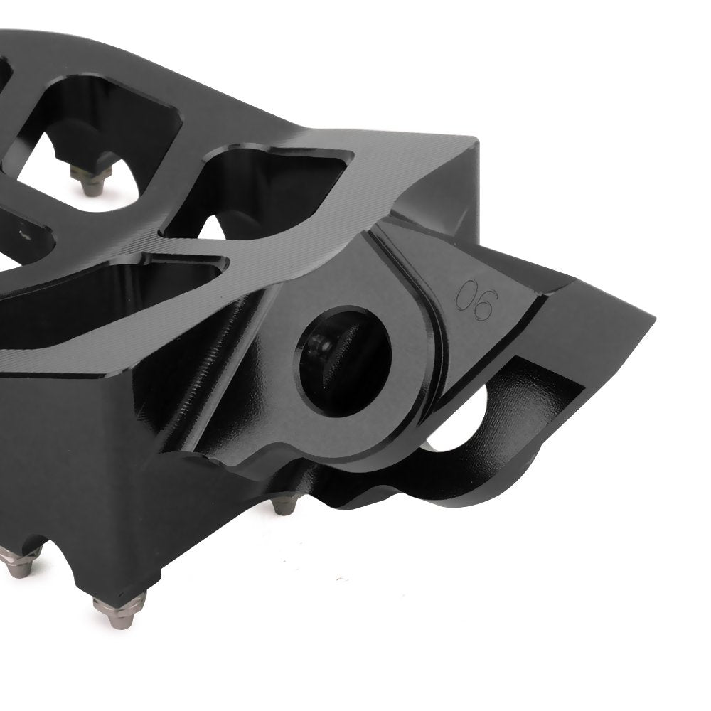 AnXin Dirt Bike Foot Pegs Motorcycle Footpegs Foot Pedals Rests CNC for KLX 110 KLX110 2002-2023 KLX110L 2010-2023 KX60 1998-2003 Pit Bike Black