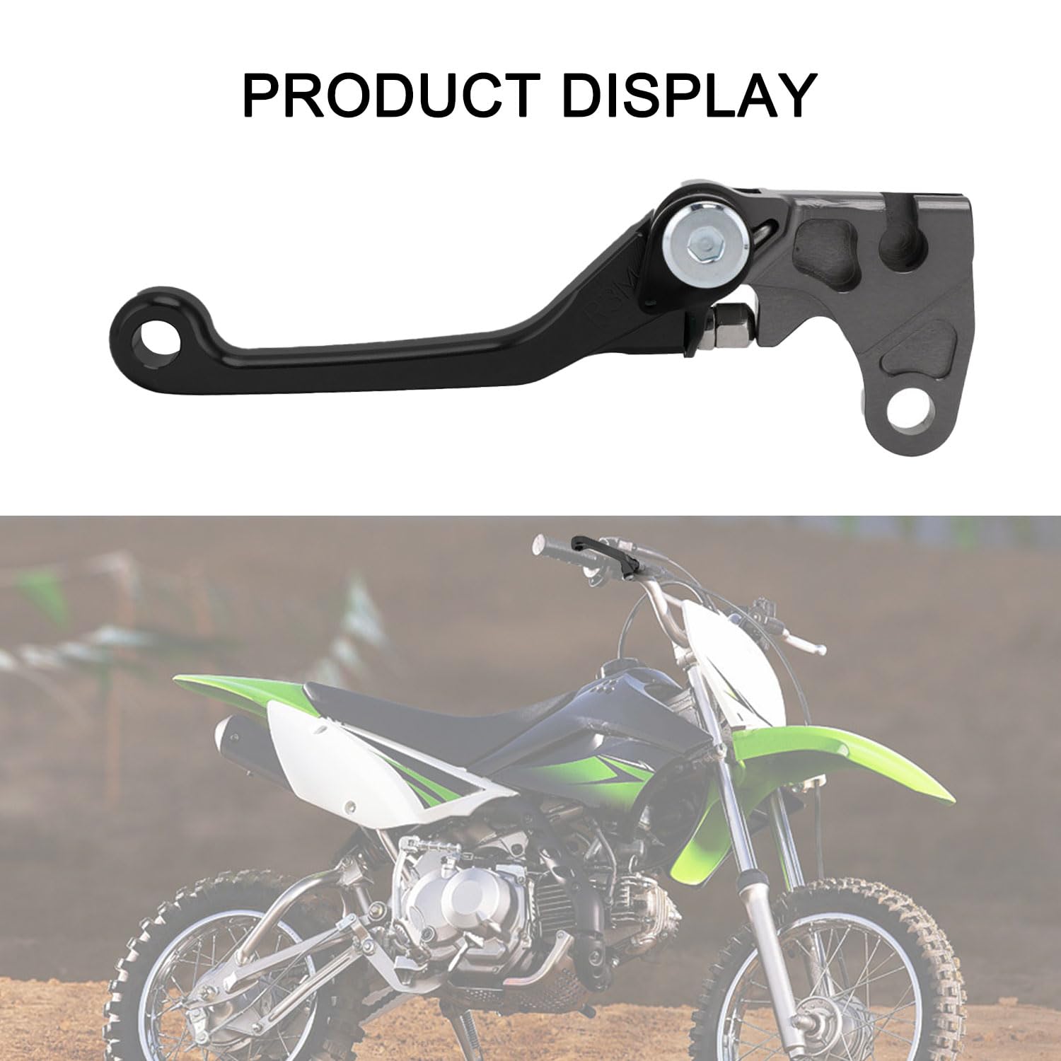 Brake Clutch Levers for KLX 110 KLX110 2002-2025 KLX110L 2010-2025 Dirt Pit Bike Adjustable CNC Lever Pivot Set Secure Vibrant Anodized Green