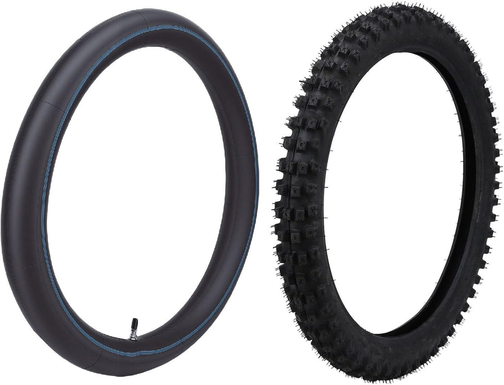70/100-19 Dirt Bike Tire and Tube Set, 2.75-19 Knobby Off Road Motorcycle Tires, Inner Tubes Combo Set, Ideal for Surron Light Bee X, Talaria Sting MX4 Electric Bike