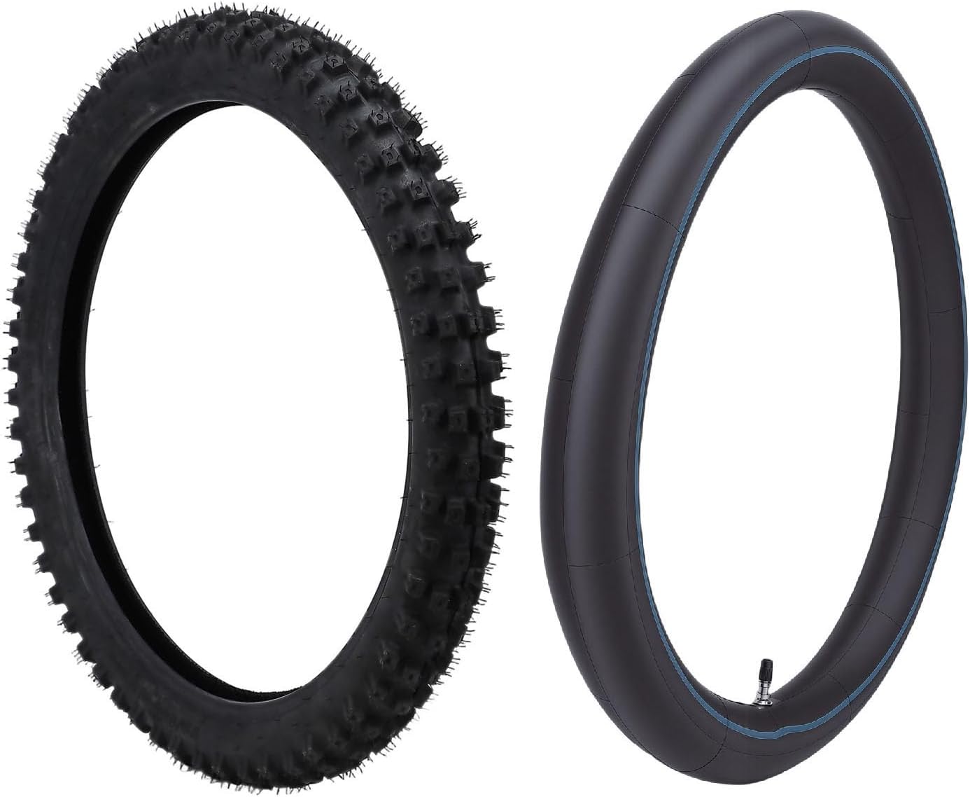 70/100-19 Dirt Bike Tire and Tube Set, 2.75-19 Knobby Off Road Motorcycle Tires, Inner Tubes Combo Set, Ideal for Surron Light Bee X, Talaria Sting MX4 Electric Bike